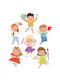 LearnHow Kinder Wandsticker Fenster 6 Stück