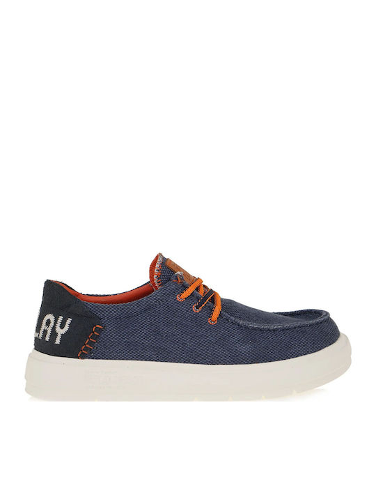 Replay Alcyon Men's Moccasins in Blue Colour