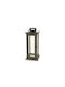 Zaros Wooden Brown Lantern 20x52cm