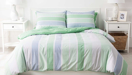 Bed Sheet Set With 2 Pillowcases Double With Rubber Hugger 160x240cm Veraman 3 Pieces