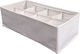Fabric Storage Case for Clothes / Belts / Socks / Underwear / Ties 32x16x10cm