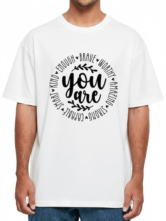 Oversized T-Shirt Positive Affirmations Circula...
