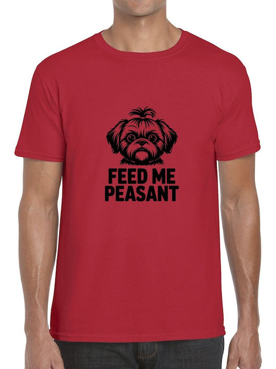 T-shirt Feed Me Peasant Cute Puppy Illustration...