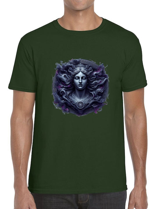 T-shirt Stylized Woman Swirling Hair Pop Cultur...