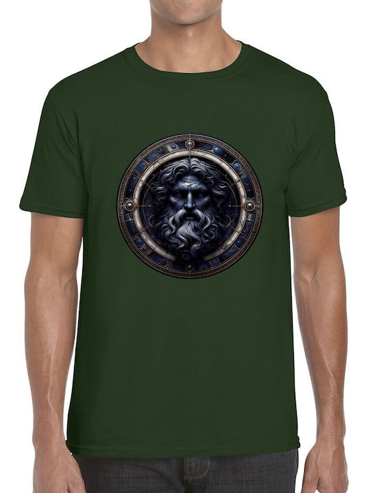 T-shirt Mythological Bearded Deity Celestial Ic...