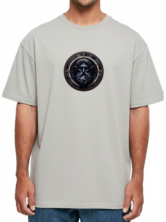Oversized T-shirt Mythological Bearded Deity Ce...