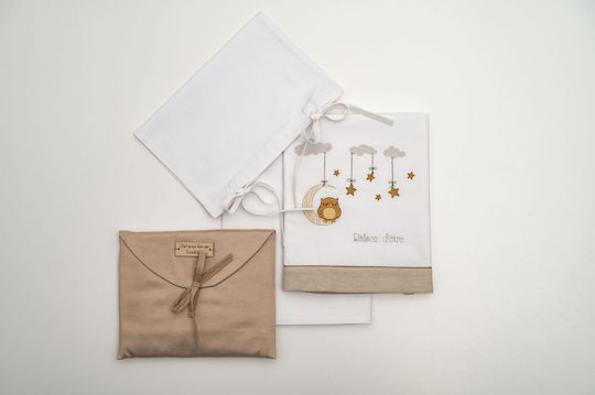 Raison D' Etre Set Brown 70x110cm Baby Sheets Raison D' Etre Set Brown 70x110cm Baby Sheets
