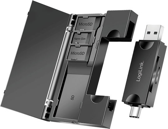 LogiLink Card Reader USB 3.2 για SD/microSD