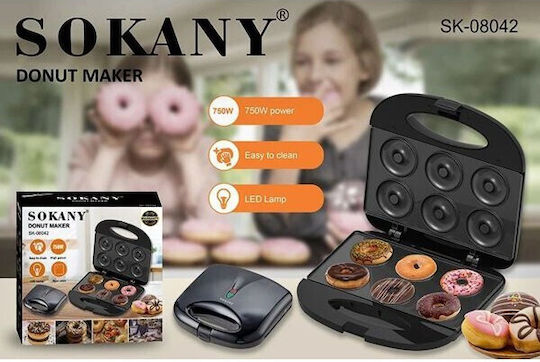 Електрическа машина за понички Sokany 750w 6 понички