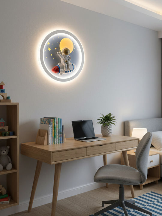 Alista Home Kids Led Metallic Wall Light Alista Home Kids Led Metallic Wall Light