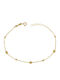 Women's Gold Bracelet with Zircon 9K