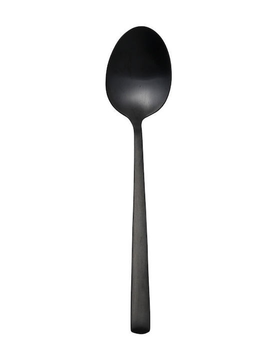 Estia Prestige Black Matt Set Linguri Desert/Înghețată Din Oțel Inoxidabil Negre 12 Bucăți
