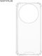 Sonique Armor Clear Silicone Case Anti Shock Honor Magic8 Lite 5g Transparent