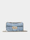 Damentasche Schulter Blau