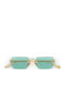 Dillinger Women's Sunglasses with Metallic Frame Gold / Mint