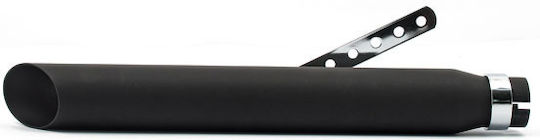 MCS Motorrad Auspuffanlagen Harley-davidson Andere Maschinen 20 Zoll 50.8 cm Schwarz Slash Cut Universal Auspuff 20 Zoll Lang Schwarz