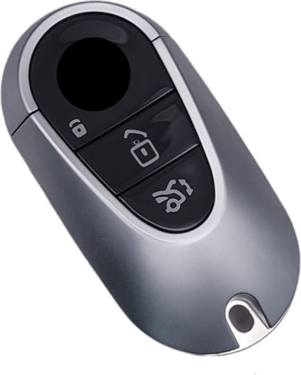 Mercedes Car Key Shell 3 Buttons Key Blade Hu64 1509-fwk