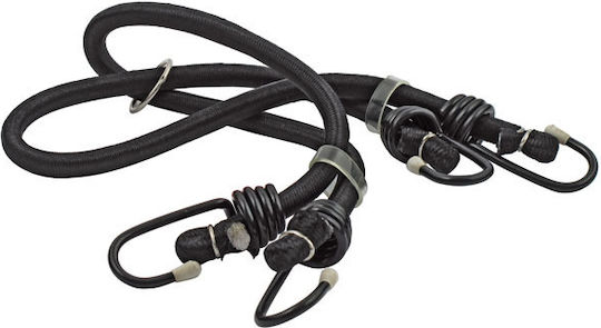 Octopus Motorcycle Luggage Straps Bungee Cords 22" 55cm X 11mm Thick 4 Hooks Black