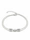 Charmy Fußarmband aus Stahl 22cm