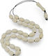 Worry Beads with 33 Beads from Camel Bone with Brown Tassel