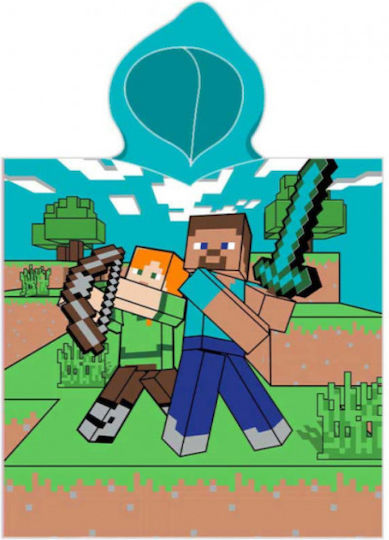 Minecraft Cbx01923mc Пончо 50*115cm 3-10 години