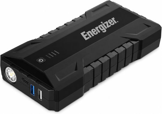 Energizer Starter Portabil Pentru Bateria Auto 12000mAh cu Power Bank / Lanternă / USB 12V