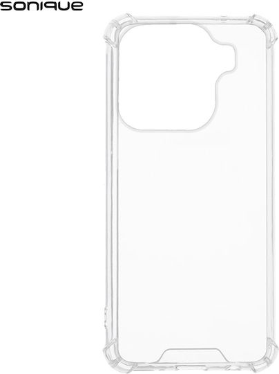 Silicone Case Sonique Armor Clear Anti Shock Oppo Oppo Find X9 Pro 5g Transparent
