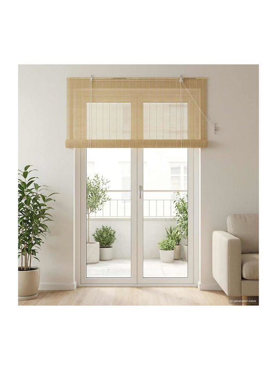 vidaXL Rollos Partieller Blackout Braune P130xH...