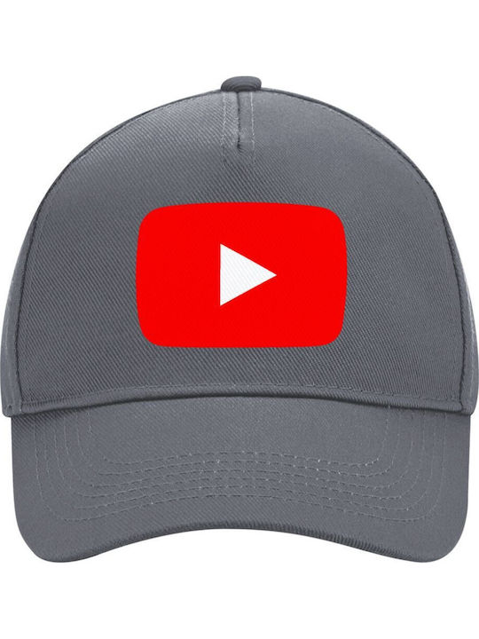 Youtube Șapcă Adulți Ultimate Gri 100% Bumbac D...