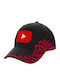 YouTube Kappen Erwachsene Ultimate Schwarz Rot Racing 100% Baumwoll-Drill Erwachsene Unisex Einheitsgröße