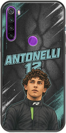 Θήκη Pole Position Collection Kimi Antonelli Xiaomi Redmi Note 8 2021 Black Tpu Μαύρη Σιλικόνη