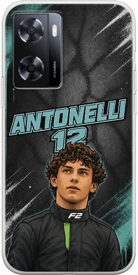 Θήκη Pole Position Collection Kimi Antonelli Oppo A57s Flexible Tpu Διάφανη Σιλικόνη