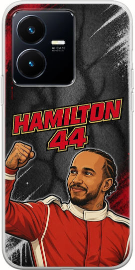 Husă Pole Position Collection Lewis Hamilton Vivo Y22s TPU Flexibil Silicon Transparent