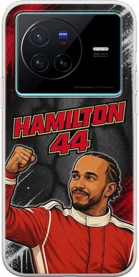 Калъф Pole Position Collection Lewis Hamilton Vivo X80 Гъвкав TPU Прозрачен Силикон