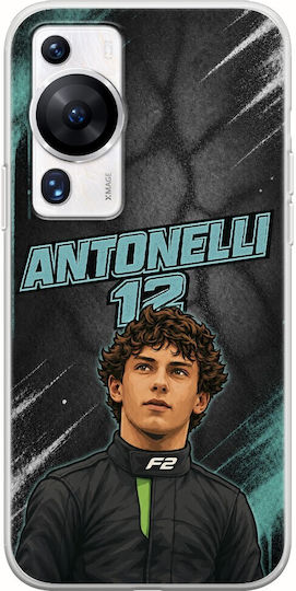 Pole Position Collection Kimi Antonelli Huawei P60 Flexible TPU Transparent Silicone Mobile Phone Case