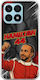 Husă Colecția Pole Position Lewis Hamilton Honor X8a TPU Flexibil Silicon Transparent