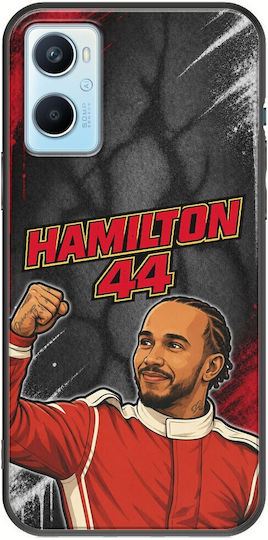 Θήκη Pole Position Collection Lewis Hamilton Oppo A96 4g Black Tpu Μαύρη Σιλικόνη