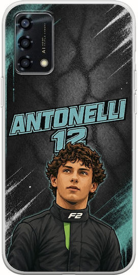 Pole Position Collection Kimi Antonelli Oppo A94 5g Flexible TPU Transparent Silicone Case