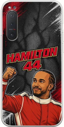 Husă Pole Position Collection Lewis Hamilton Sony Xperia 5 Flexible TPU Silicon Transparentă