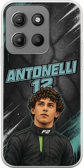 Pole Position Collection Kimi Antonelli Motorola Moto G15 Flexible TPU Transparent Silicone Case