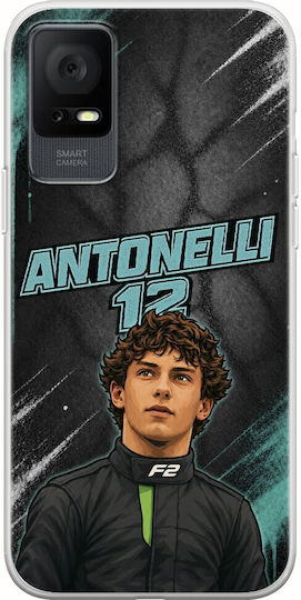 Handyhülle Pole Position Collection Kimi Antonelli Tcl 408 Flexible Tpu Transparente Silikon