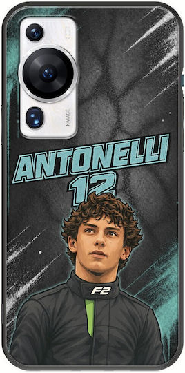 Handyhülle Pole Position Collection Kimi Antonelli Huawei P60 Schwarzes Tpu Schwarz Silikon