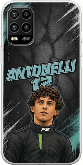 Husă Pole Position Collection Kimi Antonelli Xiaomi Mi 10 Lite TPU Flexibil Silicon Transparent