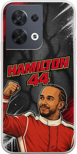 Θήκη Pole Position Collection Lewis Hamilton Oppo Reno 8 5g Flexible Tpu Διάφανη Σιλικόνη