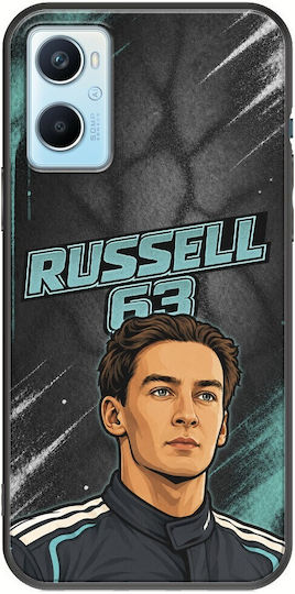 Pole Position Collection George Russell Case Oppo A96 4g Black Tpu Black Silicone