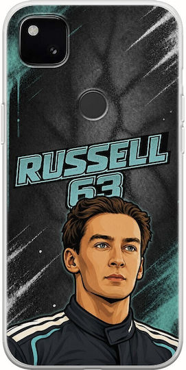 Handyhülle Pole Position Collection George Russell Google Pixel 4a 4g Flexible Tpu Transparente Silikon