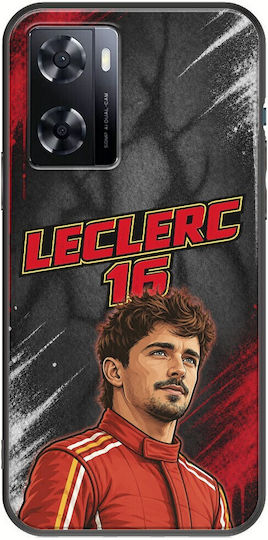 Husă Pole Position Collection Charles Leclerc OnePlus Nord N20 SE Black TPU Siliconă Neagră