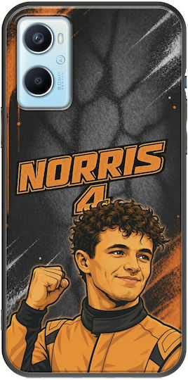 Θήκη Pole Position Collection Lando Norris Oppo A96 4g Black Tpu Μαύρη Σιλικόνη