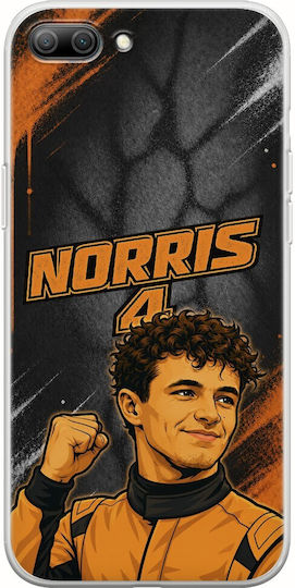 Pole Position Collection Lando Norris Huawei Honor 10 Flexible TPU Transparent Silicone Case