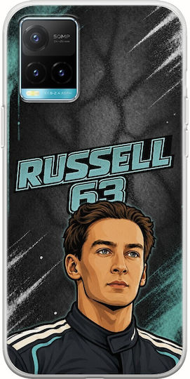 Pole Position Collection George Russell Vivo Y33s Flexible TPU Transparent Silicone Case